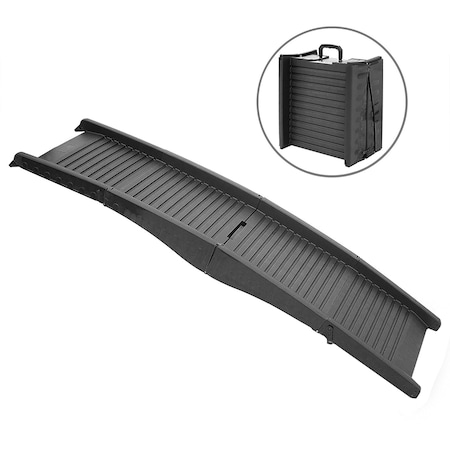 Pet Adobe 2180 Pet Adobe | Home and Car Folding Pet Ramp | Compact and Lightweight 578408LFO